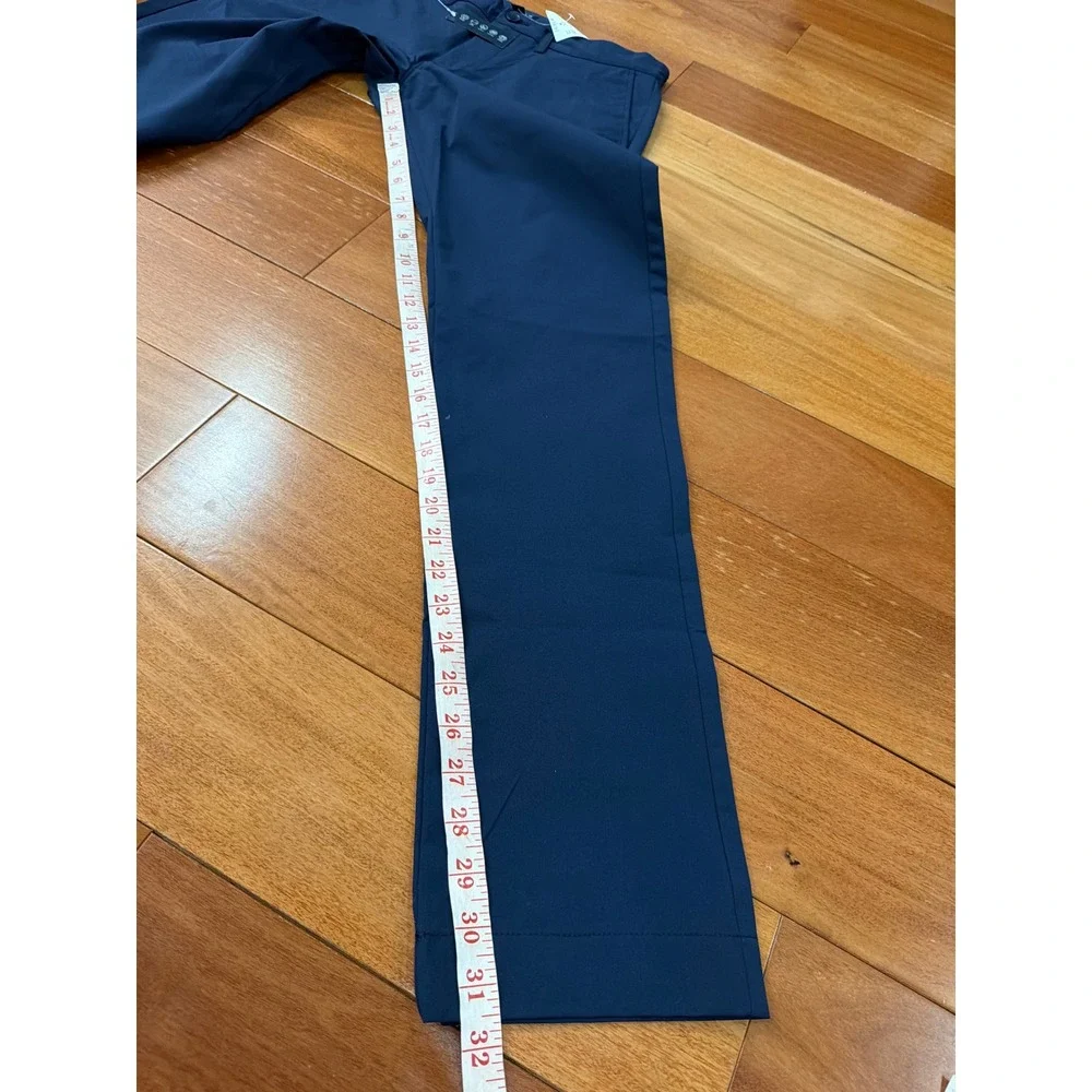 NWT J.Crew Tech Pant Mens Navy Blue Slim Fit Flex Stretch 29x32